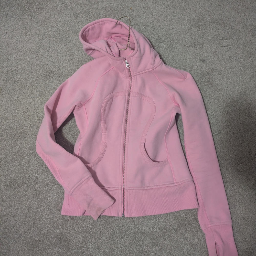 lululemon athletica Light Pink Full-Zip Hoodie Jacket